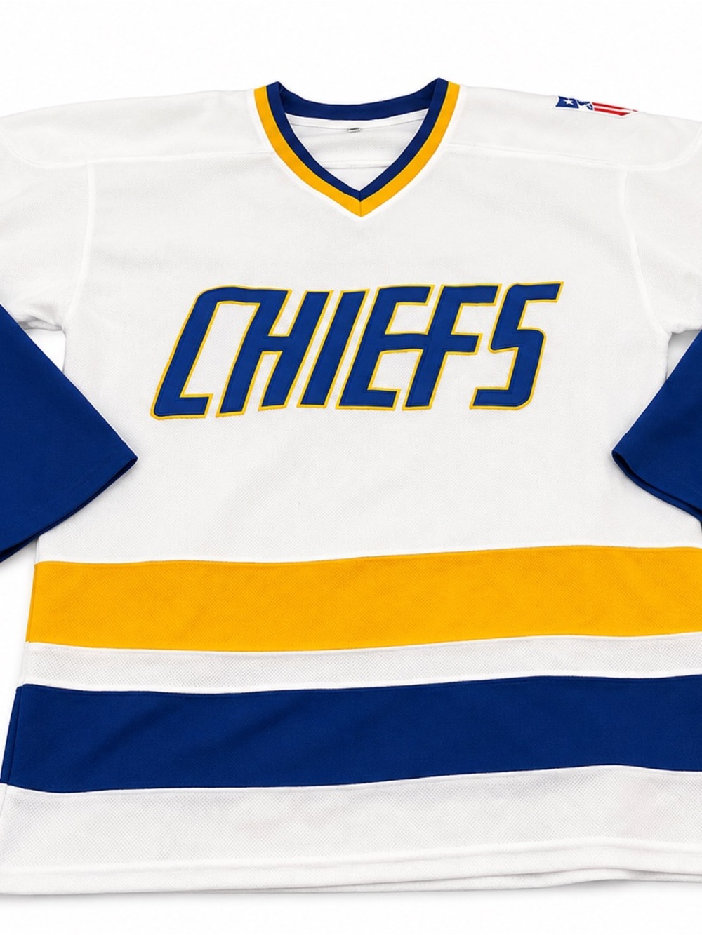 RARE Chiefs White & Blue Hockey Jersey